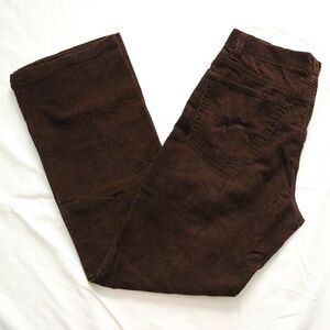 Tommy Hilfiger Brown Corduroy Straight Pants